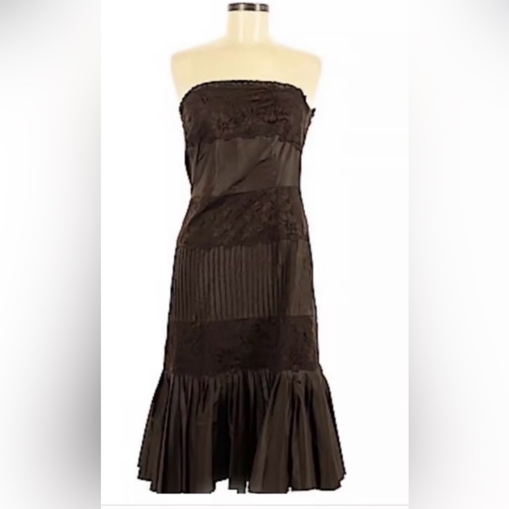 Banana Republic Strapless Black Dress